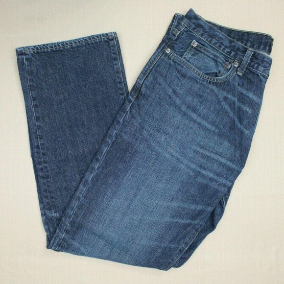 J. Crew Slim Straight Jeans Size 36 X 32 - Picture 6 of 9